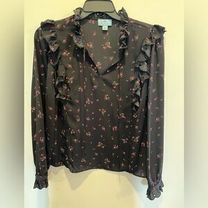 Black CeCe large blouse